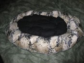 Snake cat bed